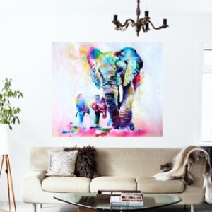 New Elephant Canvas for Room Decor