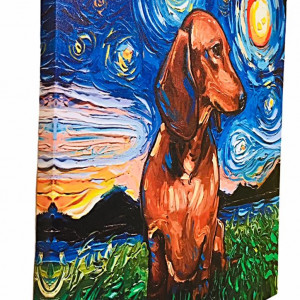New Cute Starry Dog Canvas for Room Decor