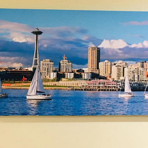 New Seattle Space Needle Canvas For Room Decor