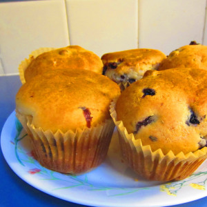 Vegan blue berry muffins